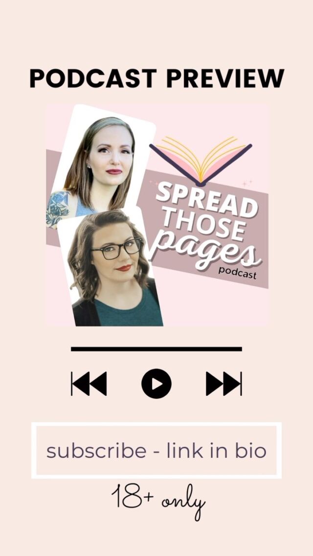 This week we’re chatting about all the sexy vampires! Here’s a quick peek! And yes, we did record this together IRL! It was such a blast! Checkout the full episode on all your favorite listening platforms! #romancebookpodcast #spreadthosepages #spreadthosepagespodcast #romancereaders #romancereadersofinstagram #bookpodcast