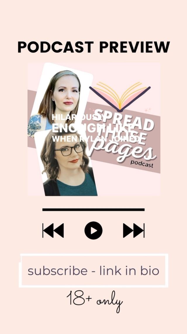 Have y’all listened to the last episode yet? If not, it’s available on your favorite listening platforms. Check the links up top!  We had fun reading “Court of Vampire Queen”. We can thank Katee Robert for the lowkey Walmart embarrassment! ✨ #spreadthosepagespodcast #spreadthosepages #bookpodcast #romancebooks